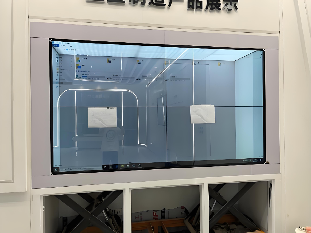 關掉是玻璃，打開是屏幕！OLED透明屏未來感拉滿！